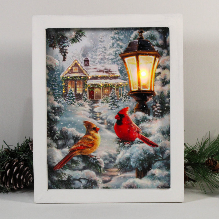 The Holiday Aisle® Lighted Shadow Box 8x10 All Is Calm Wayfair Canada